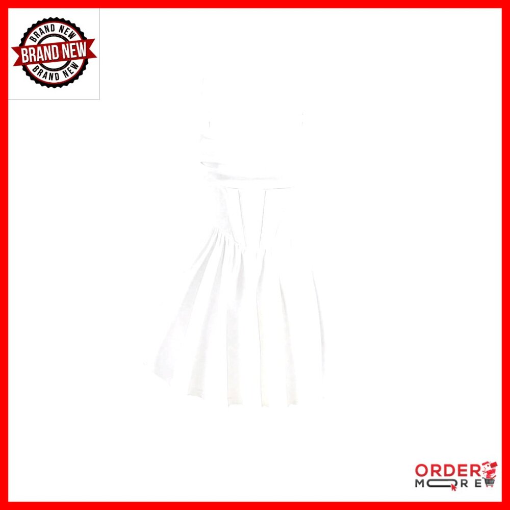 Ruched Corset Dress Spaghetti Strap Fit Flare Skater Mini Cami Elegant Chic